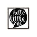 Picture of Hello Little One _GroupedProduct_Square_Mini_ _GroupedProduct_Square_Canvas_Framed_