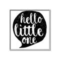 Picture of Hello Little One _GroupedProduct_Square_Mini_ _GroupedProduct_Square_Canvas_Framed_