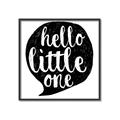 Picture of Hello Little One _GroupedProduct_Square_Mini_ _GroupedProduct_Square_Canvas_Framed_