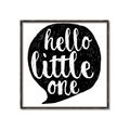 Picture of Hello Little One _GroupedProduct_Square_Mini_ _GroupedProduct_Square_Canvas_Framed_