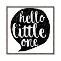 Picture of Hello Little One _GroupedProduct_Square_Mini_ _GroupedProduct_Square_Canvas_Framed_