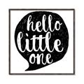 Picture of Hello Little One _GroupedProduct_Square_Mini_ _GroupedProduct_Square_Canvas_Framed_