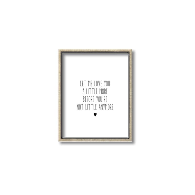 Picture of Let me love you _GroupedProduct_Rectangle_Portrait_Mini_ _GroupedProduct_Rectangle_Portrait_Canvas_Framed_