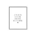 Picture of Let me love you _GroupedProduct_Rectangle_Portrait_Mini_ _GroupedProduct_Rectangle_Portrait_Canvas_Framed_