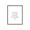 Picture of Let me love you _GroupedProduct_Rectangle_Portrait_Mini_ _GroupedProduct_Rectangle_Portrait_Canvas_Framed_