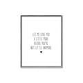 Picture of Let me love you _GroupedProduct_Rectangle_Portrait_Mini_ _GroupedProduct_Rectangle_Portrait_Canvas_Framed_