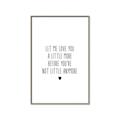 Picture of Let me love you _GroupedProduct_Rectangle_Portrait_Mini_ _GroupedProduct_Rectangle_Portrait_Canvas_Framed_