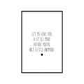 Picture of Let me love you _GroupedProduct_Rectangle_Portrait_Mini_ _GroupedProduct_Rectangle_Portrait_Canvas_Framed_