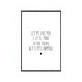 Picture of Let me love you _GroupedProduct_Rectangle_Portrait_Mini_ _GroupedProduct_Rectangle_Portrait_Canvas_Framed_