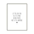 Picture of Let me love you _GroupedProduct_Rectangle_Portrait_Mini_ _GroupedProduct_Rectangle_Portrait_Canvas_Framed_