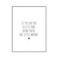 Picture of Let me love you _GroupedProduct_Rectangle_Portrait_Mini_ _GroupedProduct_Rectangle_Portrait_Canvas_Framed_