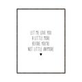 Picture of Let me love you _GroupedProduct_Rectangle_Portrait_Mini_ _GroupedProduct_Rectangle_Portrait_Canvas_Framed_