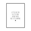 Picture of Let me love you _GroupedProduct_Rectangle_Portrait_Mini_ _GroupedProduct_Rectangle_Portrait_Canvas_Framed_