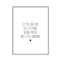 Picture of Let me love you _GroupedProduct_Rectangle_Portrait_Mini_ _GroupedProduct_Rectangle_Portrait_Canvas_Framed_
