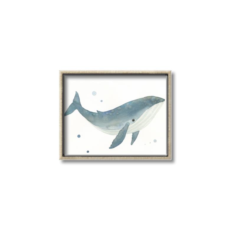 Picture of Blue Whale _GroupedProduct_Rectangle_Landscape_Mini_ _GroupedProduct_Rectangle_Landscape_Canvas_Framed_