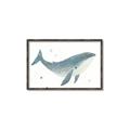 Picture of Blue Whale _GroupedProduct_Rectangle_Landscape_Mini_ _GroupedProduct_Rectangle_Landscape_Canvas_Framed_