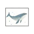 Picture of Blue Whale _GroupedProduct_Rectangle_Landscape_Mini_ _GroupedProduct_Rectangle_Landscape_Canvas_Framed_