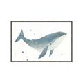 Picture of Blue Whale _GroupedProduct_Rectangle_Landscape_Mini_ _GroupedProduct_Rectangle_Landscape_Canvas_Framed_