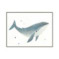 Picture of Blue Whale _GroupedProduct_Rectangle_Landscape_Mini_ _GroupedProduct_Rectangle_Landscape_Canvas_Framed_
