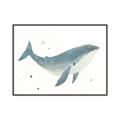 Picture of Blue Whale _GroupedProduct_Rectangle_Landscape_Mini_ _GroupedProduct_Rectangle_Landscape_Canvas_Framed_