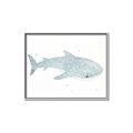 Picture of Blue Whale lll _GroupedProduct_Rectangle_Landscape_Mini_ _GroupedProduct_Rectangle_Landscape_Canvas_Framed_