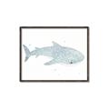 Picture of Blue Whale lll _GroupedProduct_Rectangle_Landscape_Mini_ _GroupedProduct_Rectangle_Landscape_Canvas_Framed_