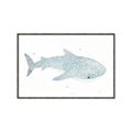 Picture of Blue Whale lll _GroupedProduct_Rectangle_Landscape_Mini_ _GroupedProduct_Rectangle_Landscape_Canvas_Framed_