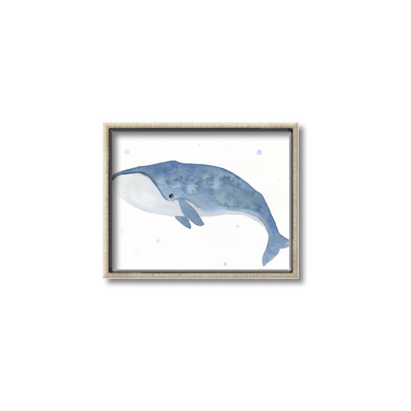 Picture of Blue Whale ll _GroupedProduct_Rectangle_Landscape_Mini_ _GroupedProduct_Rectangle_Landscape_Canvas_Framed_