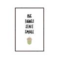 Picture of Big Things Start Small _GroupedProduct_Rectangle_Portrait_Mini_ _GroupedProduct_Rectangle_Portrait_Canvas_Framed_