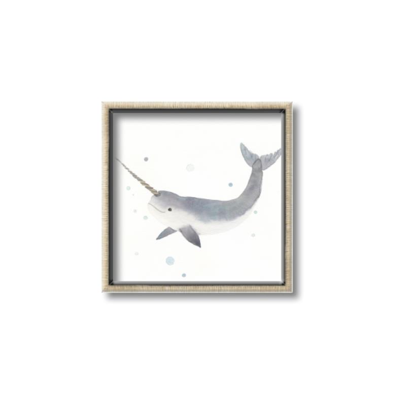 Picture of Narwhal _GroupedProduct_Square_Mini_ _GroupedProduct_Square_Canvas_Framed_