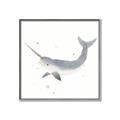 Picture of Narwhal _GroupedProduct_Square_Mini_ _GroupedProduct_Square_Canvas_Framed_