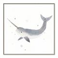 Picture of Narwhal _GroupedProduct_Square_Mini_ _GroupedProduct_Square_Canvas_Framed_