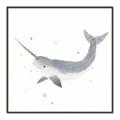 Picture of Narwhal _GroupedProduct_Square_Mini_ _GroupedProduct_Square_Canvas_Framed_