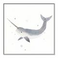 Picture of Narwhal _GroupedProduct_Square_Mini_ _GroupedProduct_Square_Canvas_Framed_