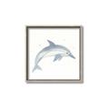 Picture of Dolphin _GroupedProduct_Square_Mini_ _GroupedProduct_Square_Canvas_Framed_