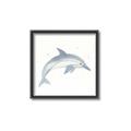 Picture of Dolphin _GroupedProduct_Square_Mini_ _GroupedProduct_Square_Canvas_Framed_