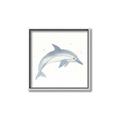 Picture of Dolphin _GroupedProduct_Square_Mini_ _GroupedProduct_Square_Canvas_Framed_