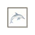 Picture of Dolphin _GroupedProduct_Square_Mini_ _GroupedProduct_Square_Canvas_Framed_