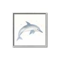 Picture of Dolphin _GroupedProduct_Square_Mini_ _GroupedProduct_Square_Canvas_Framed_