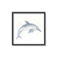 Picture of Dolphin _GroupedProduct_Square_Mini_ _GroupedProduct_Square_Canvas_Framed_