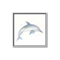 Picture of Dolphin _GroupedProduct_Square_Mini_ _GroupedProduct_Square_Canvas_Framed_