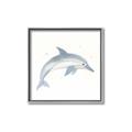 Picture of Dolphin _GroupedProduct_Square_Mini_ _GroupedProduct_Square_Canvas_Framed_