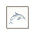 Picture of Dolphin _GroupedProduct_Square_Mini_ _GroupedProduct_Square_Canvas_Framed_