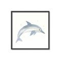 Picture of Dolphin _GroupedProduct_Square_Mini_ _GroupedProduct_Square_Canvas_Framed_