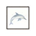Picture of Dolphin _GroupedProduct_Square_Mini_ _GroupedProduct_Square_Canvas_Framed_