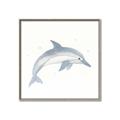Picture of Dolphin _GroupedProduct_Square_Mini_ _GroupedProduct_Square_Canvas_Framed_