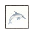 Picture of Dolphin _GroupedProduct_Square_Mini_ _GroupedProduct_Square_Canvas_Framed_
