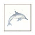 Picture of Dolphin _GroupedProduct_Square_Mini_ _GroupedProduct_Square_Canvas_Framed_