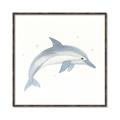 Picture of Dolphin _GroupedProduct_Square_Mini_ _GroupedProduct_Square_Canvas_Framed_