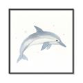 Picture of Dolphin _GroupedProduct_Square_Mini_ _GroupedProduct_Square_Canvas_Framed_